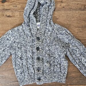 Petit Bateau Hooden Cardigan Sweater